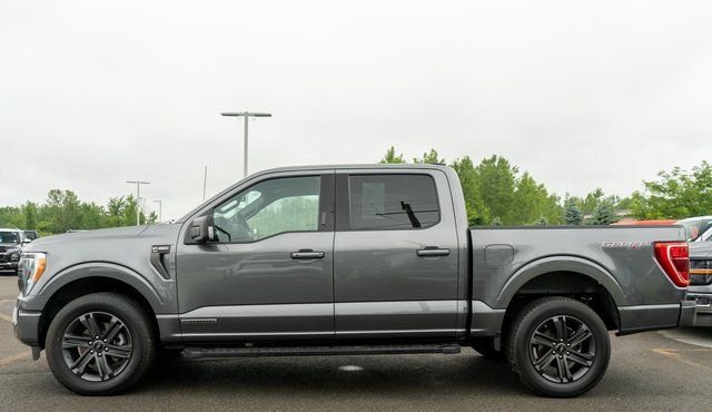 Used 2023 Carbonized Gray Metallic Ford XLT image 9
