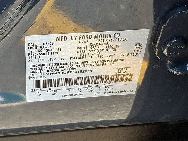 New 2026 Vapor Blue Metallic Ford Tremor image 14