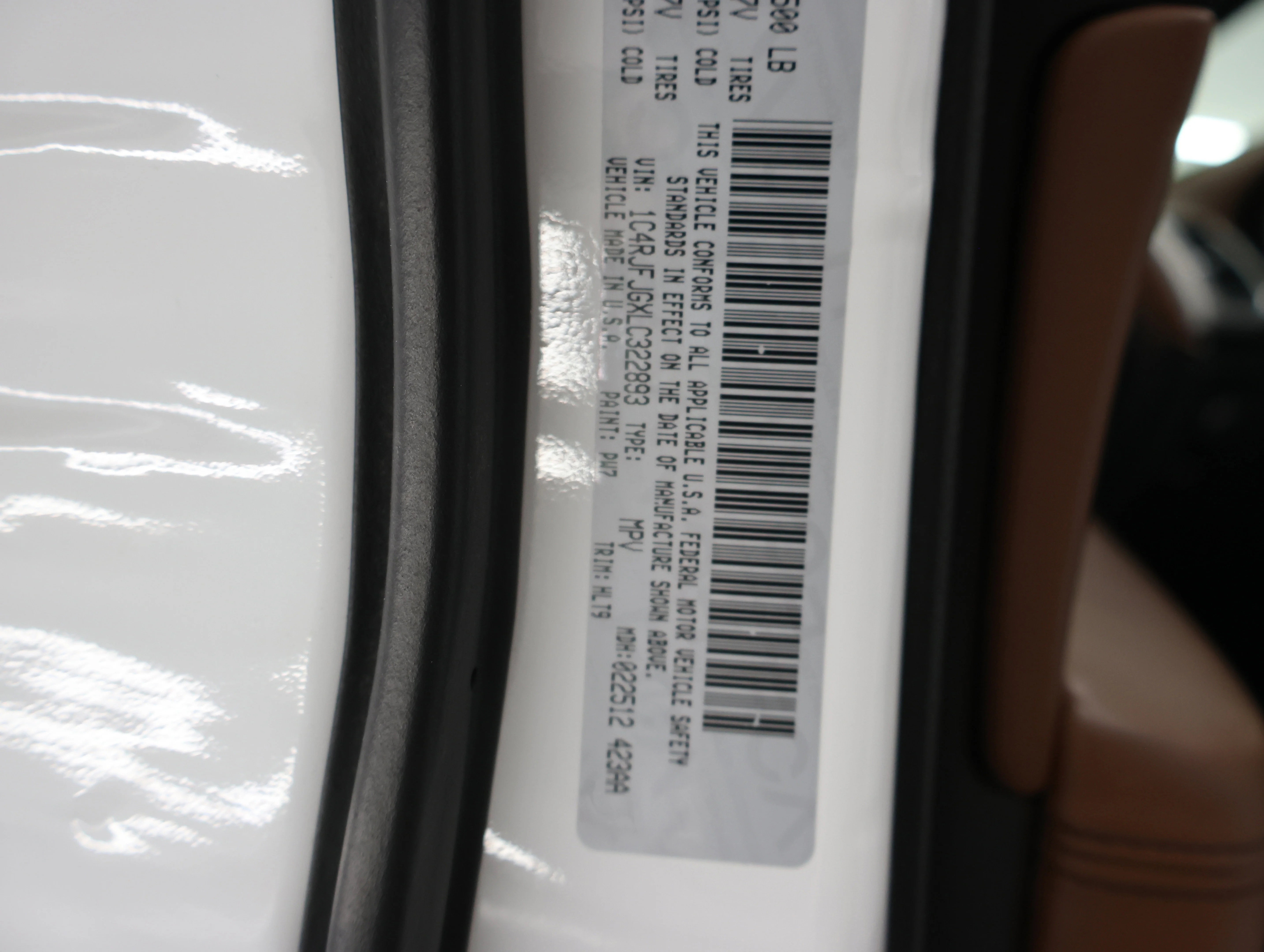 Used 2020 Bright White Clearcoat Jeep Summit image 65