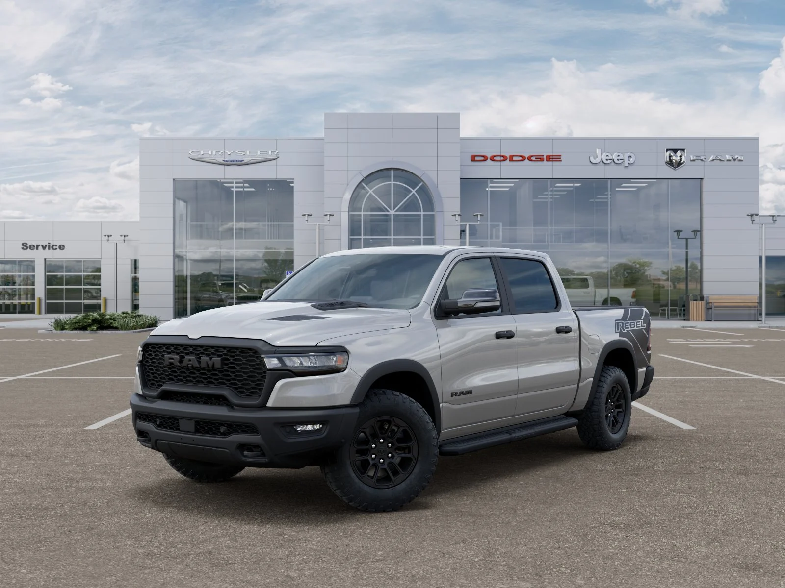 New 2026 Silver Zynith Exterior Paint RAM Rebel image 27