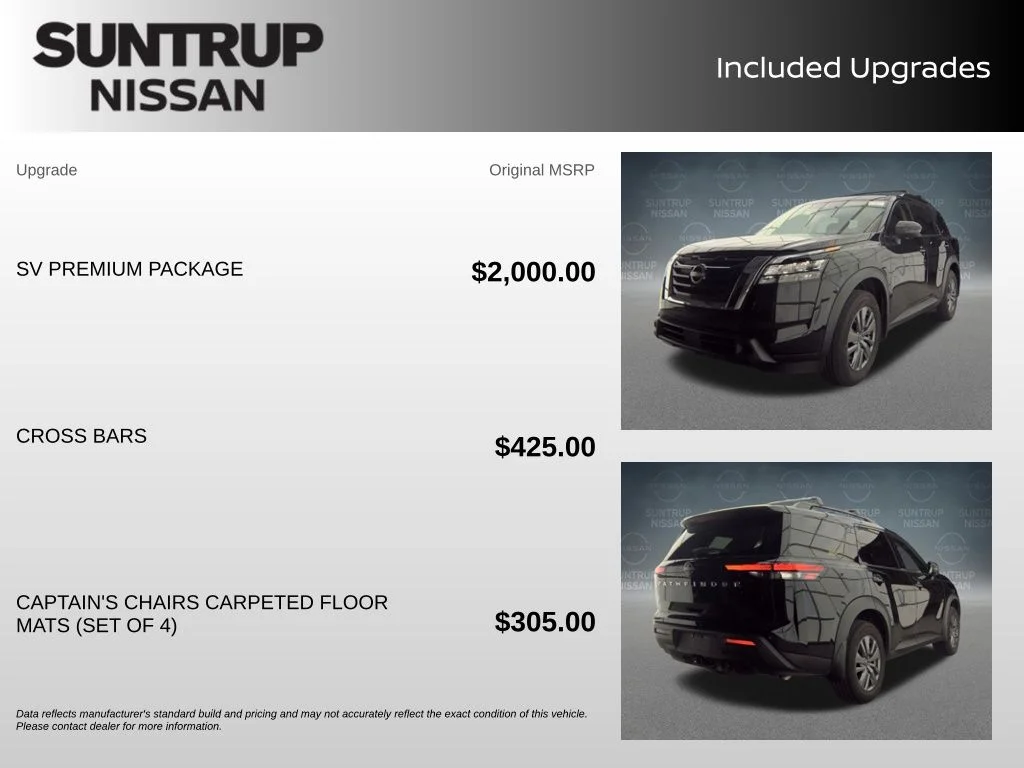 Certified Used 2025 Black Nissan SV image 2
