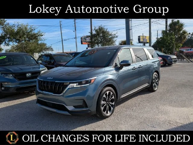 Used 2024 Blue Kia EX image 1