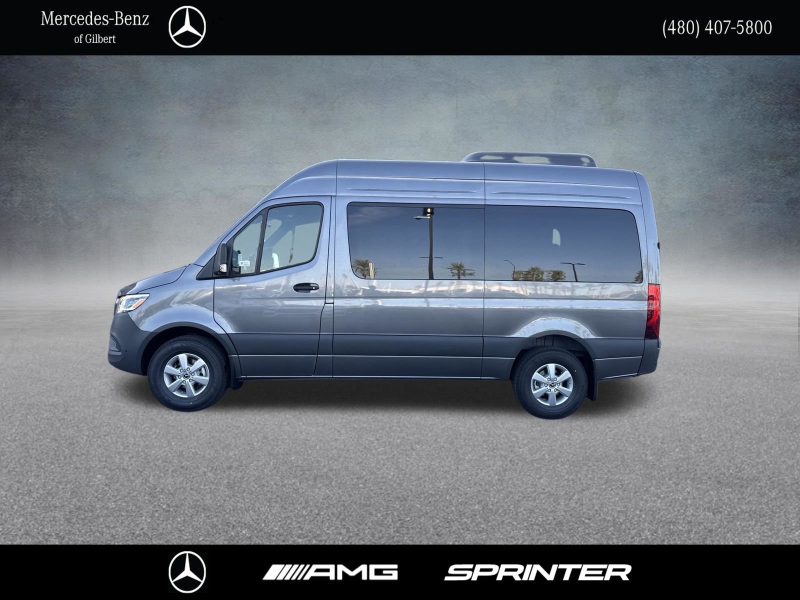 New 2026 Selenite gray metallic Mercedes-Benz Passenger 144 WB image 3