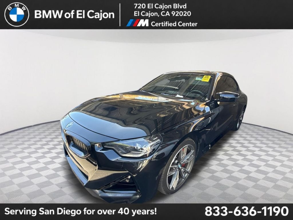 Used 2023 Black Sapphire Metallic BMW M240i image 1
