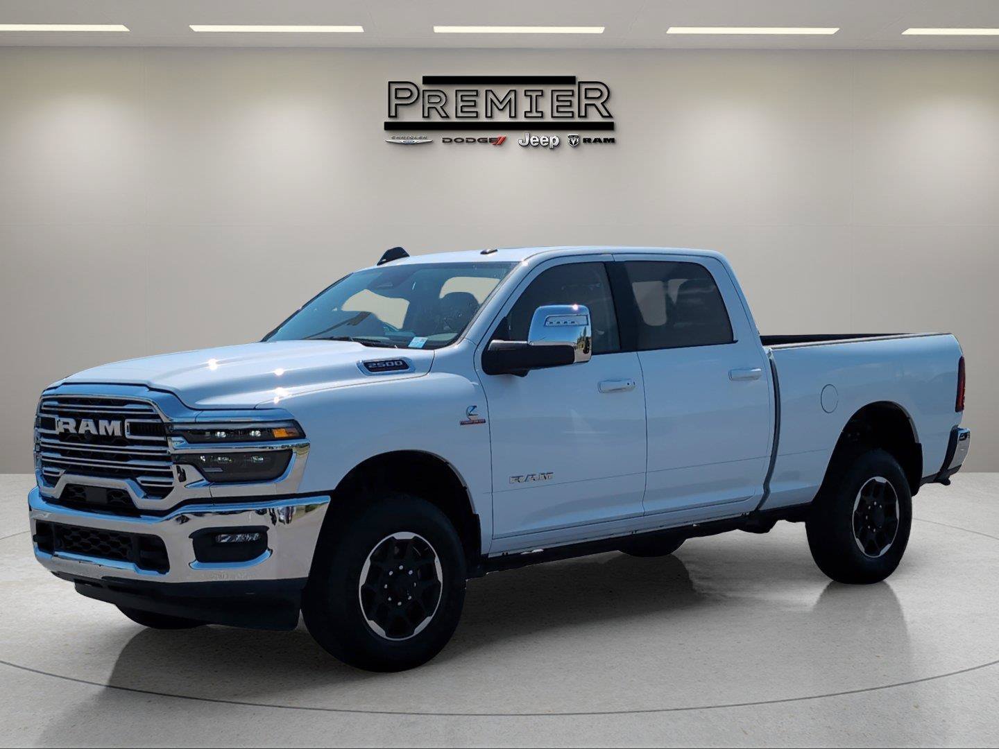 New 2025 Bright White Clear-Coat Exterior Paint RAM Laramie image 1