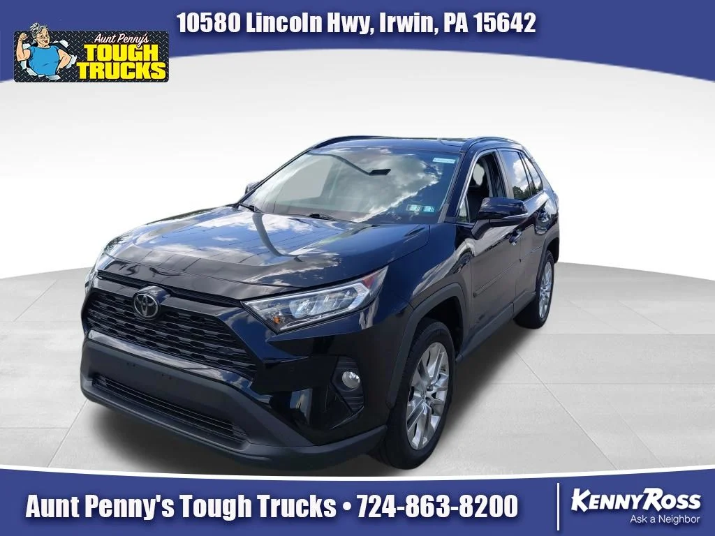 Used 2019 Midnight Black Metallic Toyota XLE Premium image 1