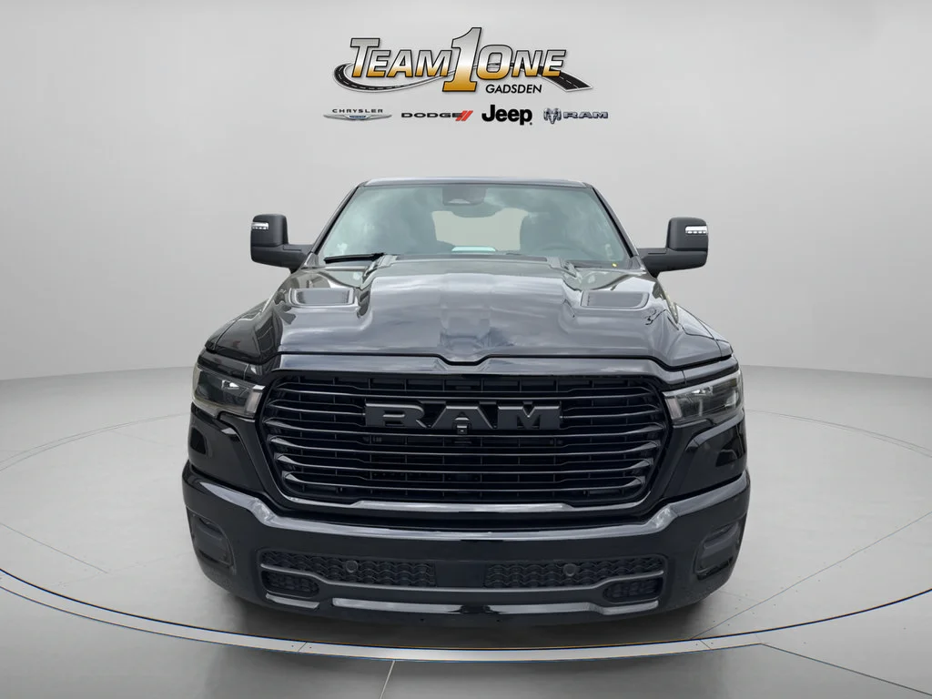 New 2026 Diamond Black Crystal Pearl-Coat Exterior Paint RAM Laramie image 2