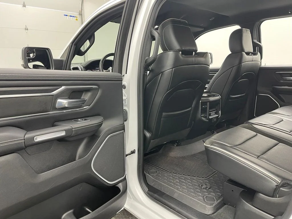 Used 2023 Ivory White Tri-Coat Pearlcoat Ram Laramie image 36
