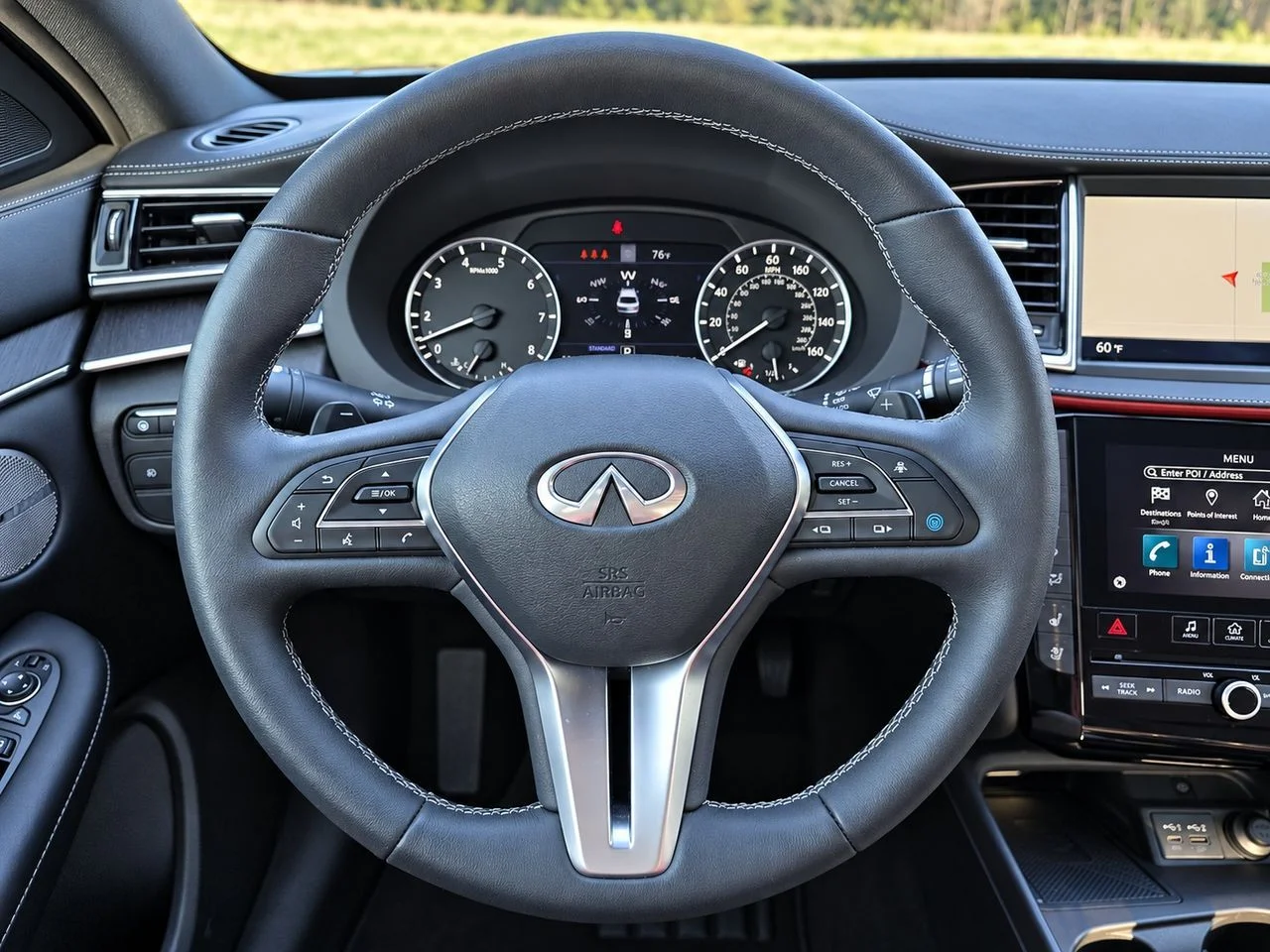 Certified Used 2025 Black Obsidian INFINITI Sensory image 17