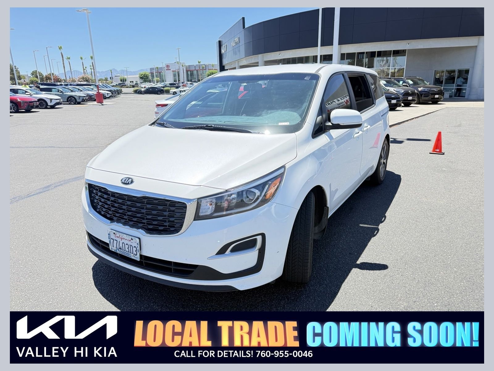 Certified Used 2021 Snow White Pearl Kia LX image 1