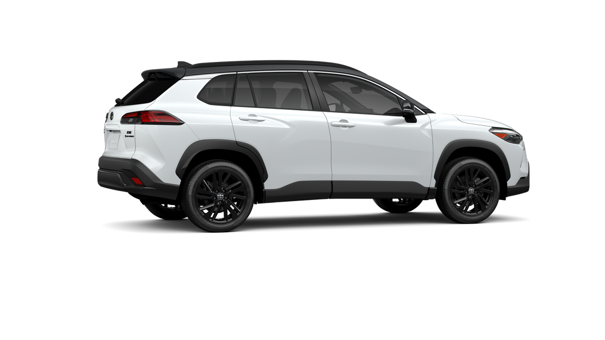 New 2026 Wind Chill Pearl with Jet Black roof Toyota Hybrid XSE image 12