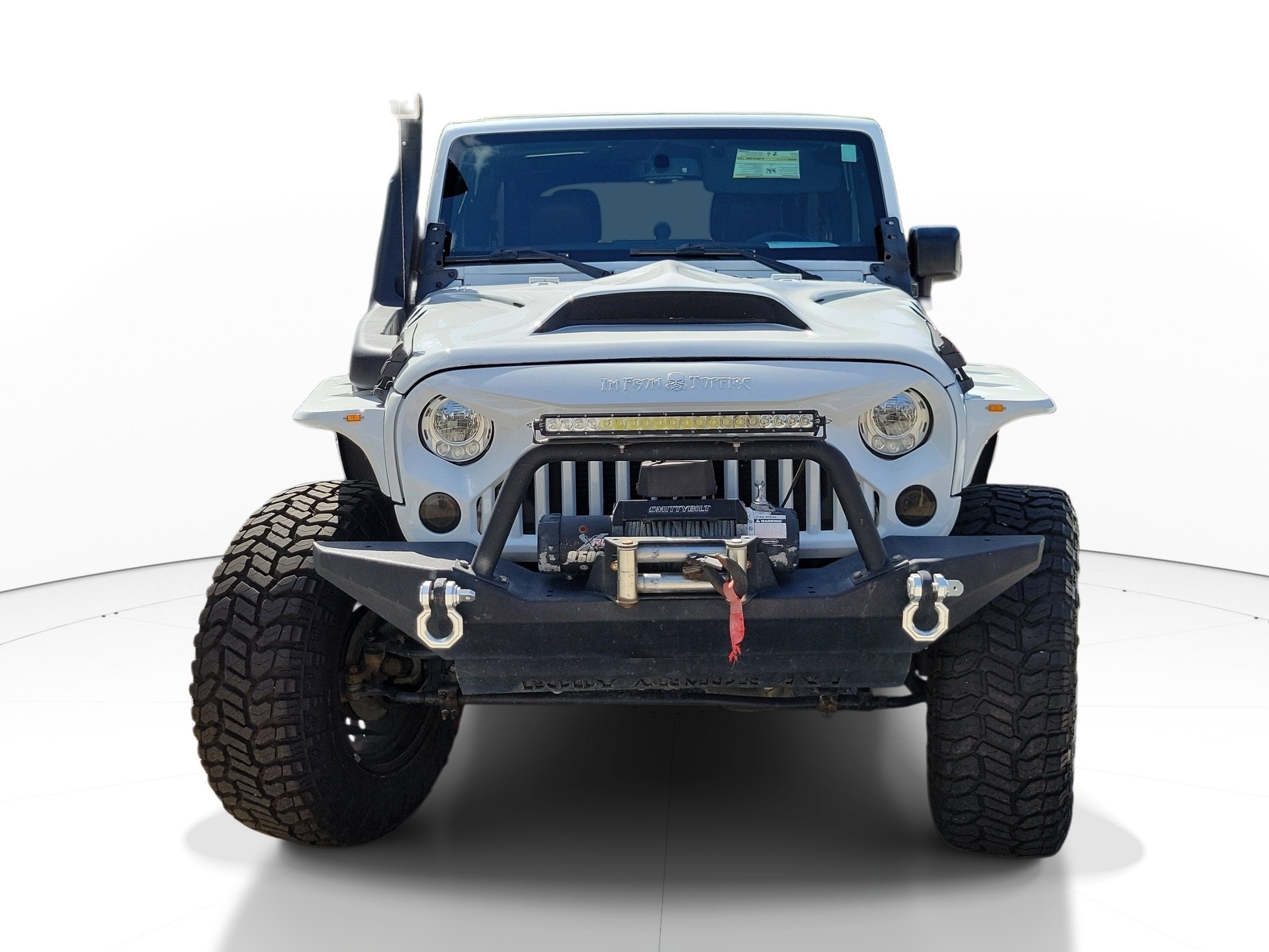 Used 2017 Bright White Clearcoat Jeep Sahara image 1
