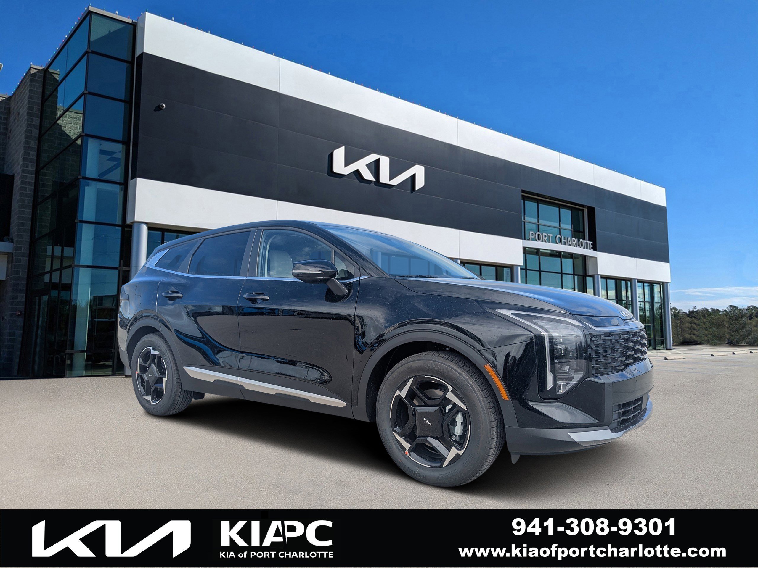 New 2026 Ebony Black Kia EX image 1