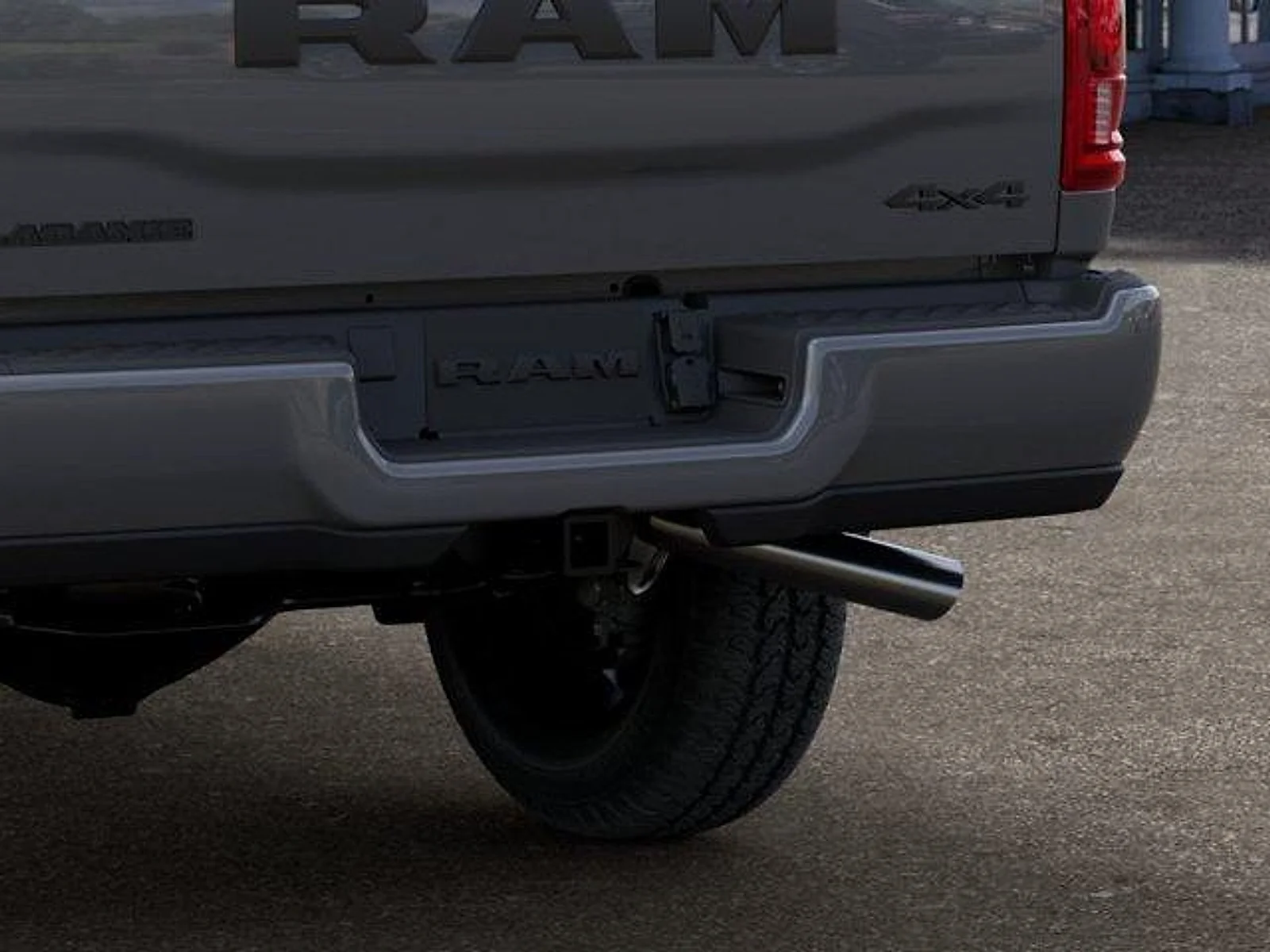 New 2027 Ceramic Gray Clear-Coat Exterior Paint RAM Laramie 4x4 Crew Cab 6