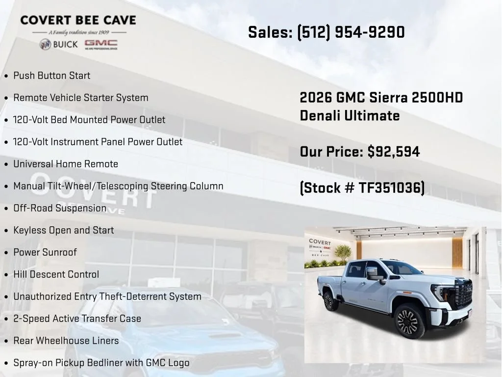 2026 GMC Sierra 2500HD Denali Ultimate - Photo 32