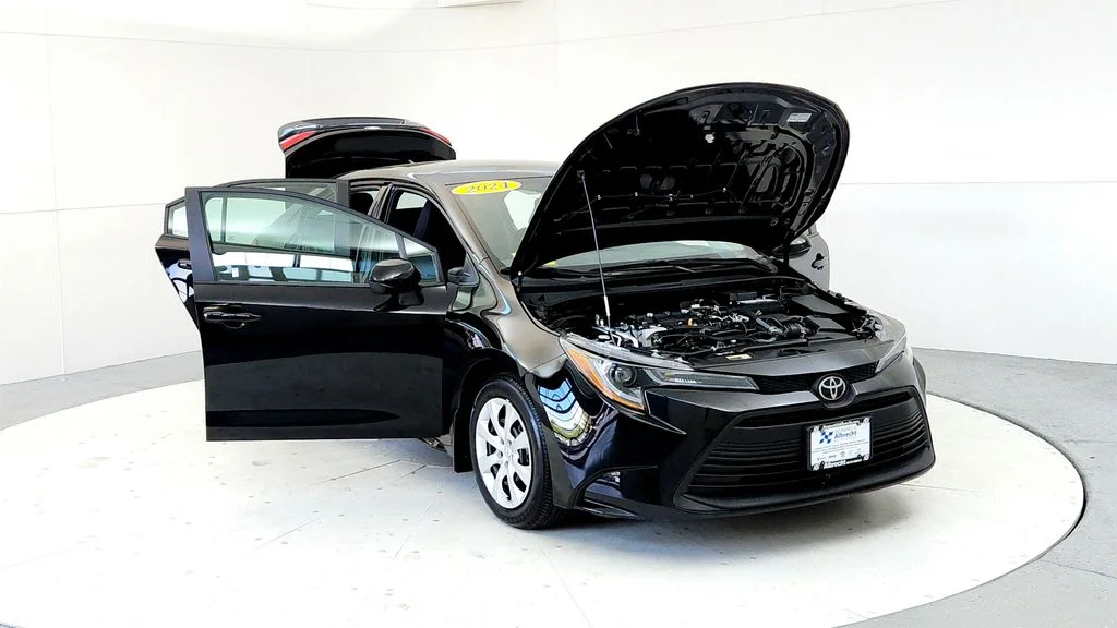 Certified Used 2024 Black Toyota LE image 9