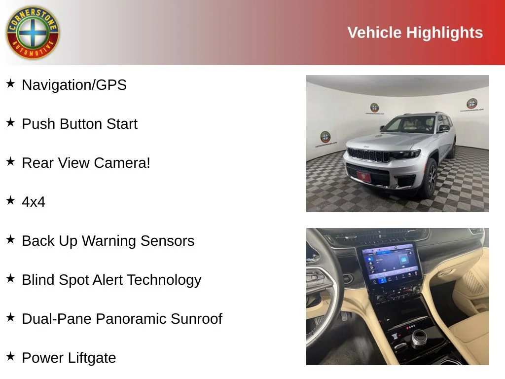 Used 2023 Jeep Grand Cherokee L Limited with VIN 1C4RJKBG3P8825259 for sale in Elk River, Minnesota