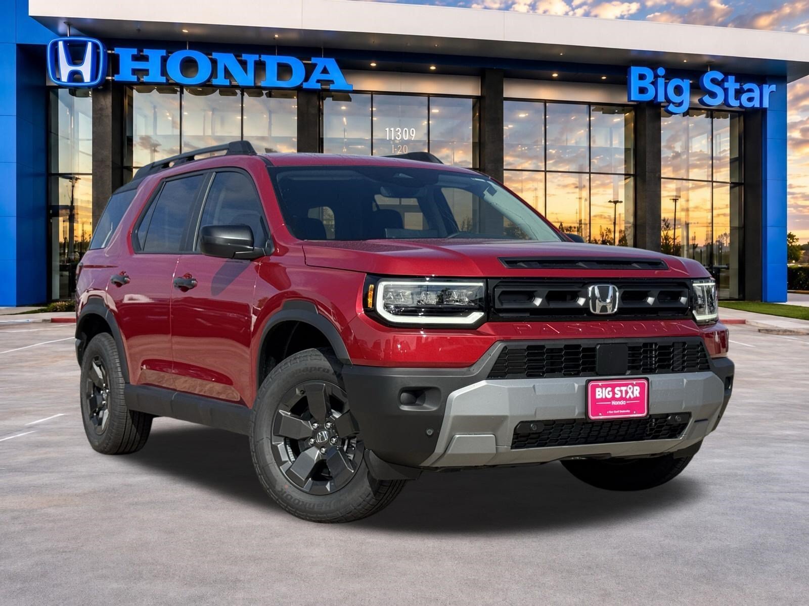 New 2026 Radiant Red Metallic II Honda RTL Towing image 1