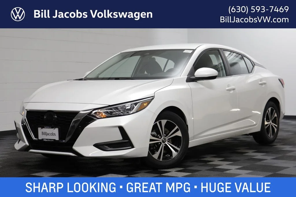 Used 2023 Aspen White Tricoat Nissan SV image 1