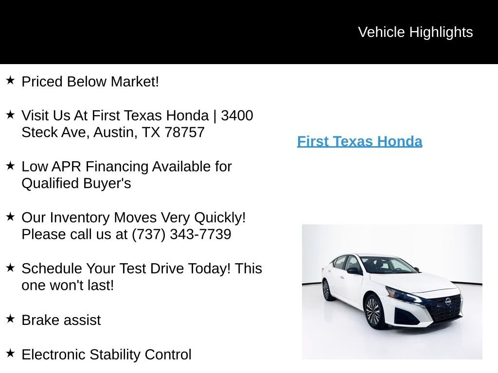 Used 2025 Glacier White Nissan 2.5 SV image 9