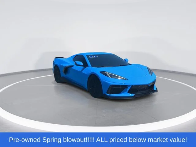 Used 2022 Blue Chevrolet Stingray image 2