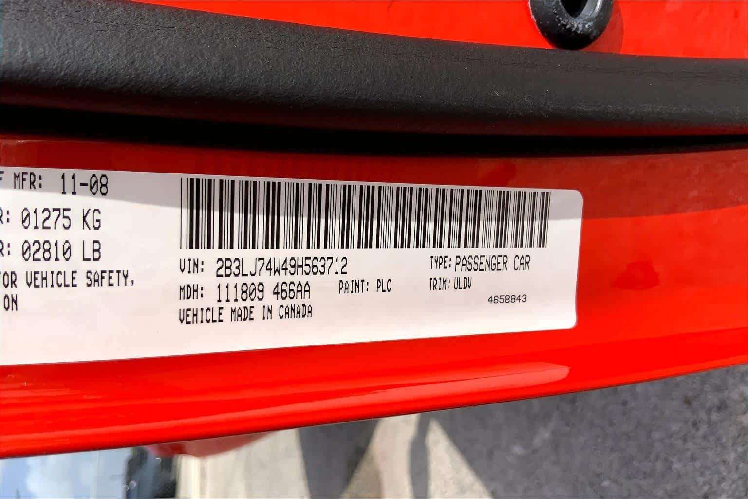 Used 2009 Hemi Orange Pearl Dodge SRT8 image 34