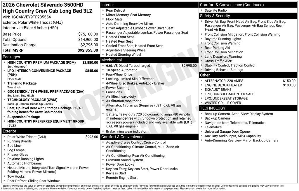 2026 Chevrolet Silverado 3500 HD High Country - Photo 25
