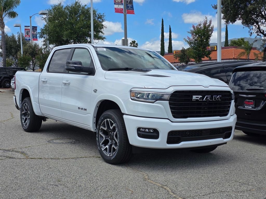 New 2026 Bright White Clear-Coat Exterior Paint RAM Laramie image 1