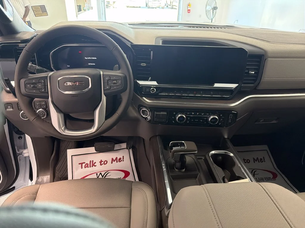 New 2026 Glacier White Tricoat GMC SLT image 13