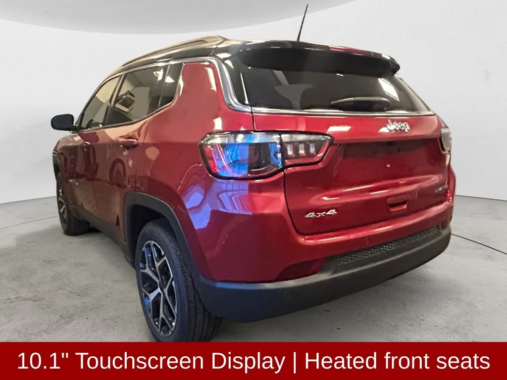 Used 2025 Red Hot Pearlcoat Jeep Limited image 3