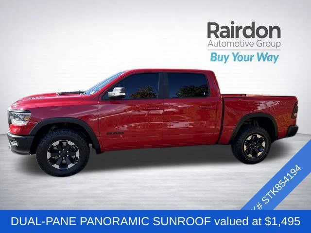 Used 2019 Flame Red Clearcoat Ram Rebel image 4