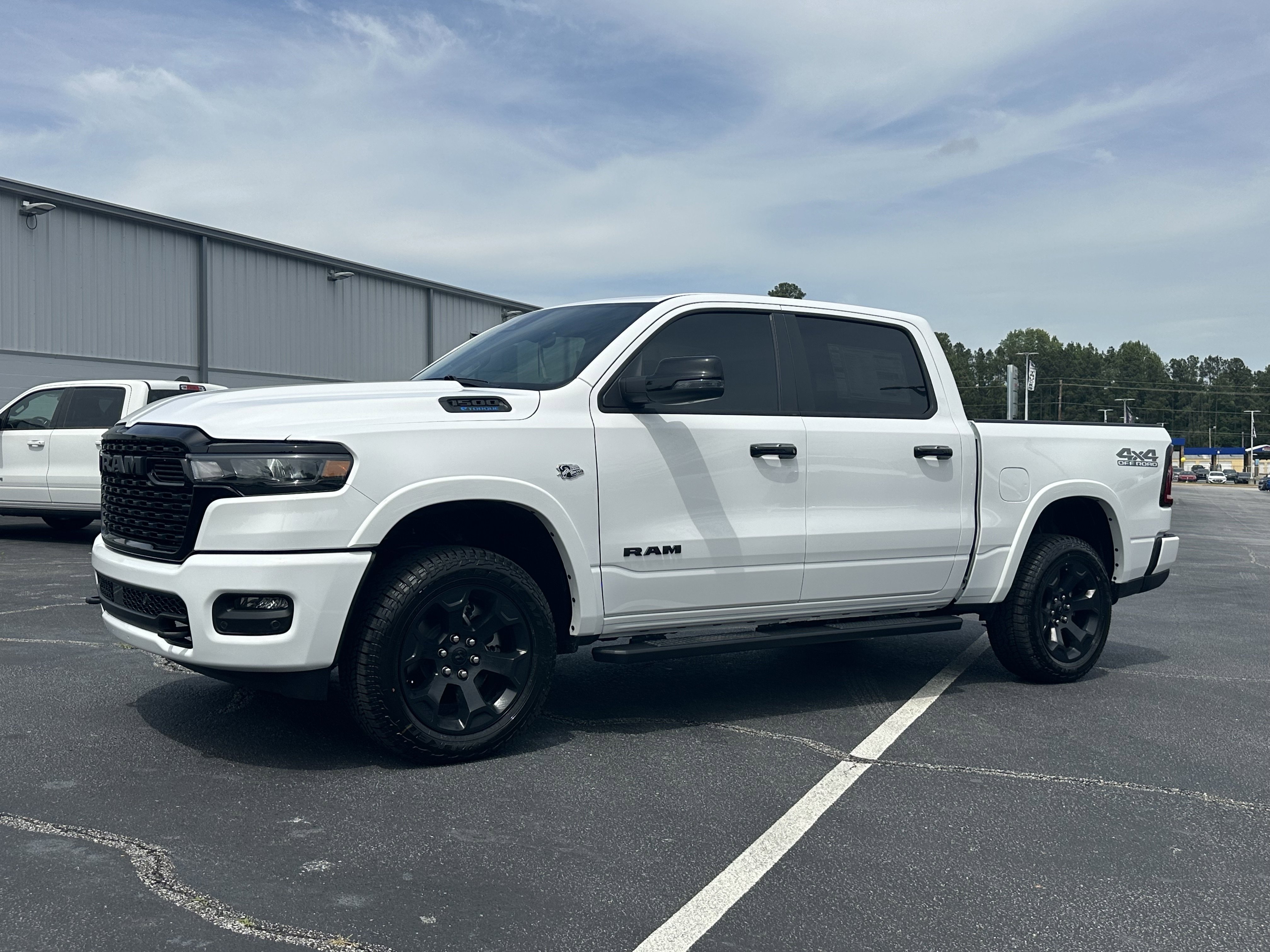 New 2026 Bright White Clear-Coat Exterior Paint RAM Big Horn image 4