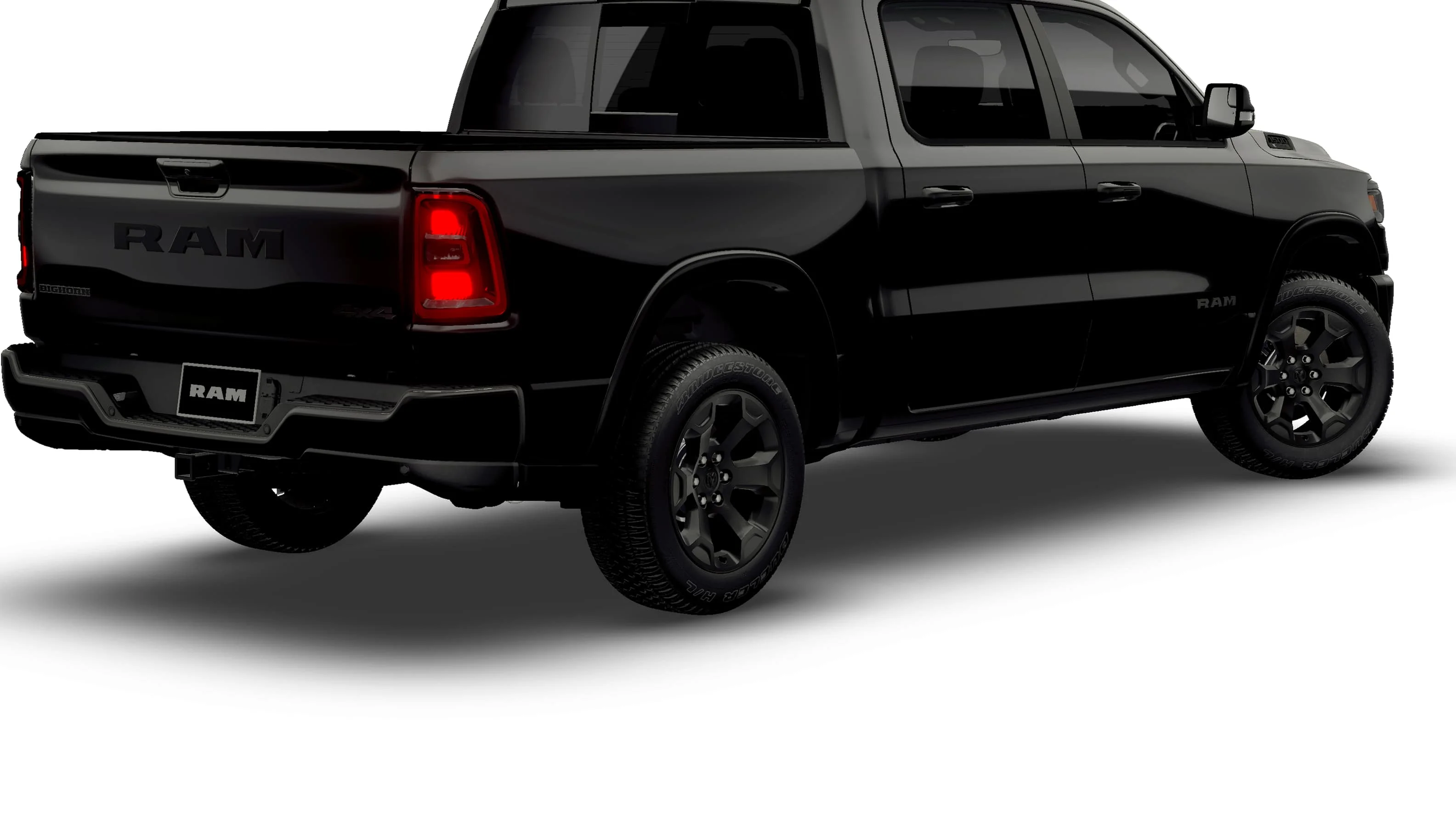 New 2026 Diamond Black Crystal Pearl-Coat Exterior Paint RAM Big Horn image 14