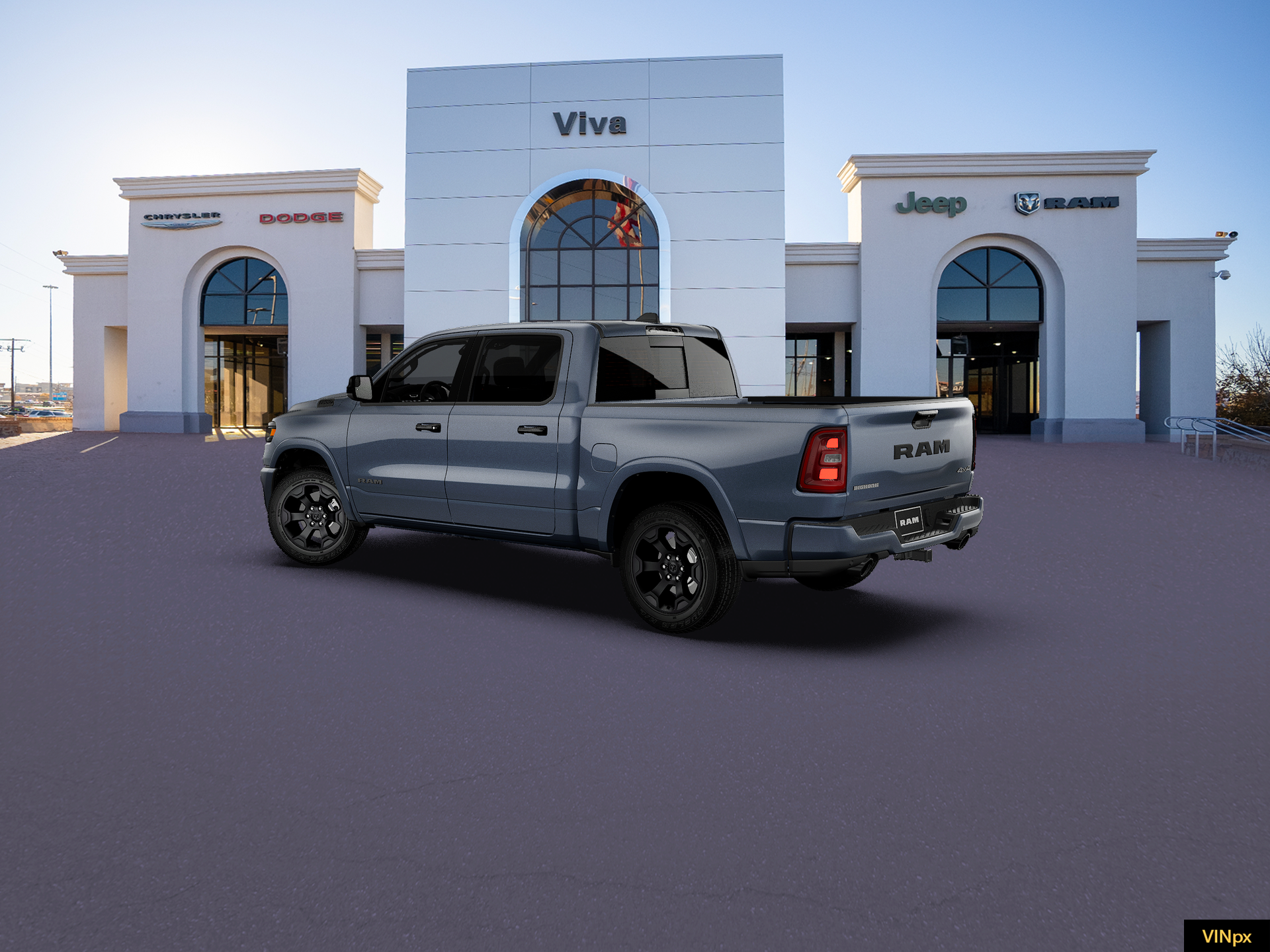 New 2027 Forged Blue Metallic RAM BIG HORN image 2