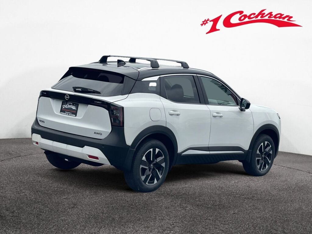 New 2026 Aspen White Tricoat/Super Black Nissan SV image 5
