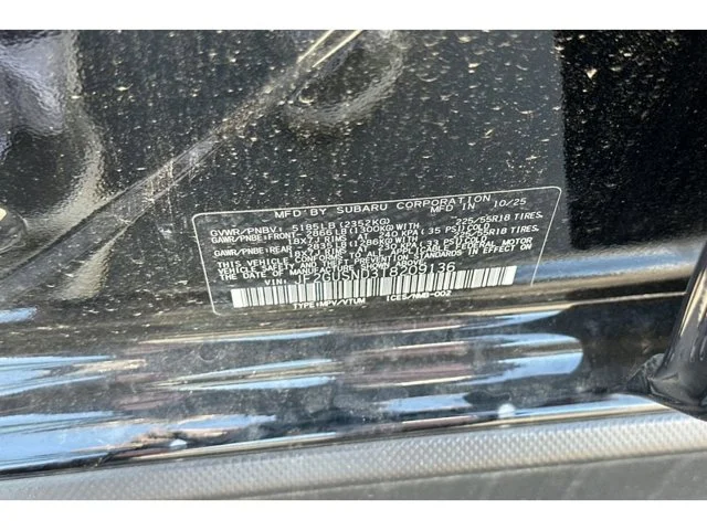 New 2026 CRYSTAL BLACK SILICA Subaru Limited Hybrid image 50