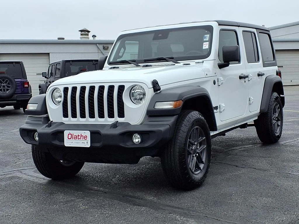 Certified 2024 Jeep Wrangler 4-Door Sport S with VIN 1C4PJXDN3RW171930 for sale in Kansas City