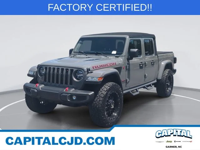 Used 2020 Gray Jeep Rubicon image 1