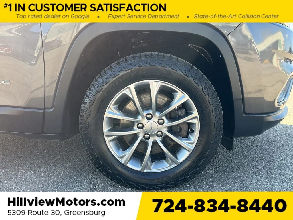 Certified Used 2020 Crystal Metallic Jeep Latitude Plus image 14