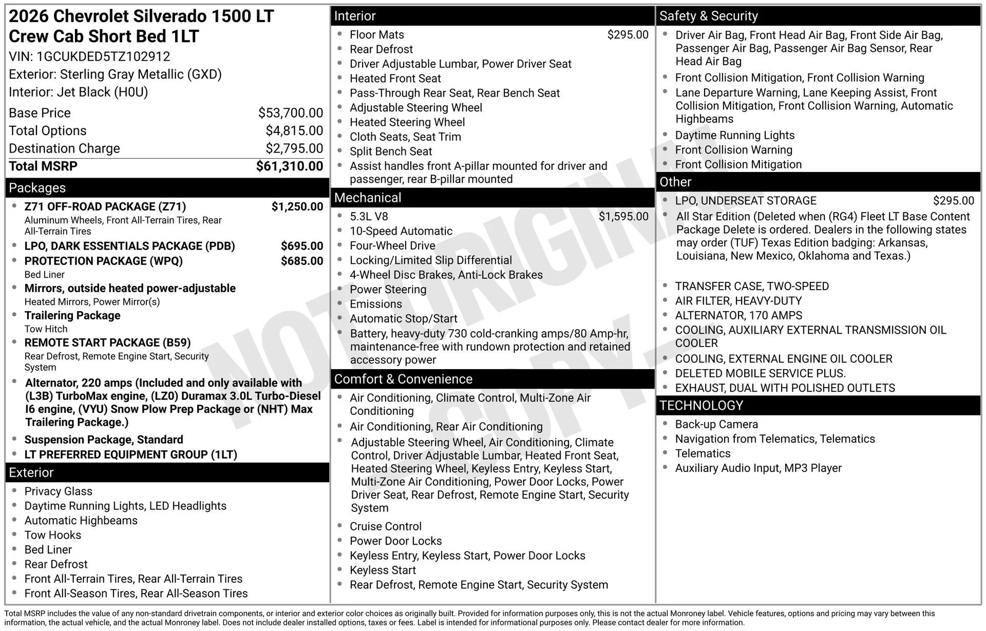 2026 Chevrolet Silverado 1500 LT - Photo 4