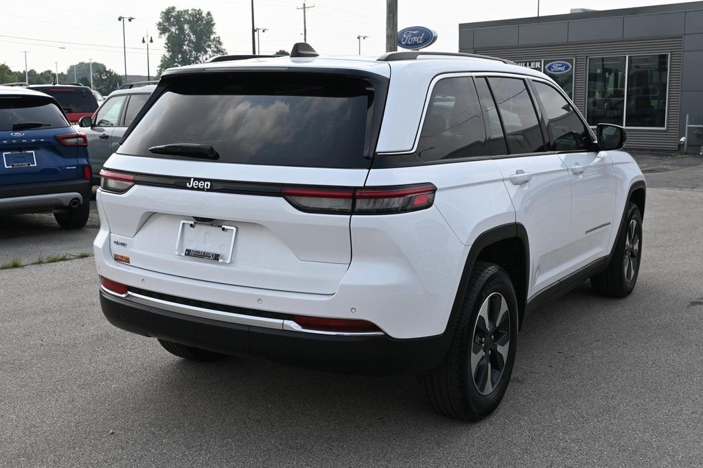 Used 2023 Bright White Clearcoat Jeep 4xe image 9