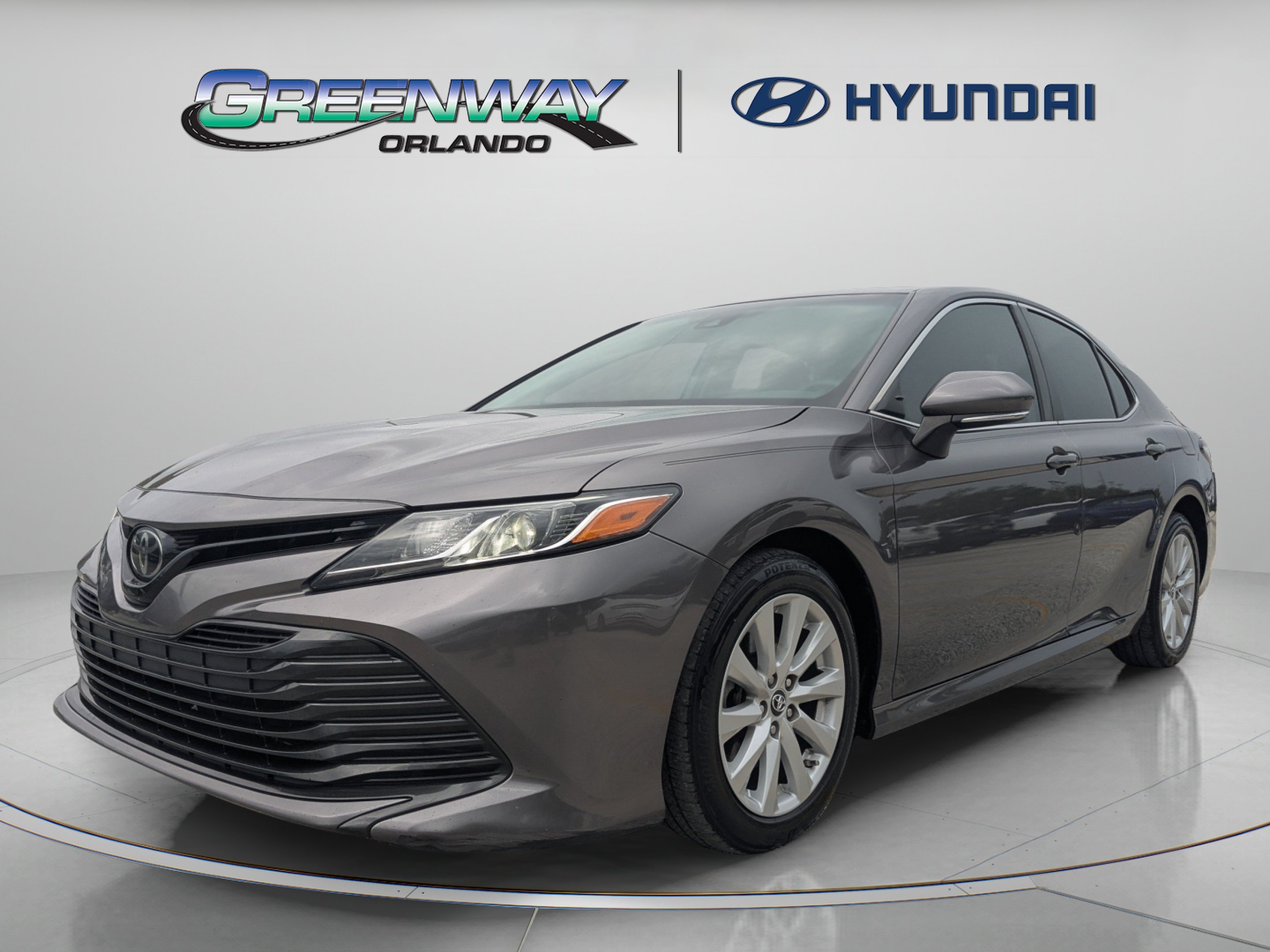 Used 2018 Predawn Gray Mica Toyota LE image 4