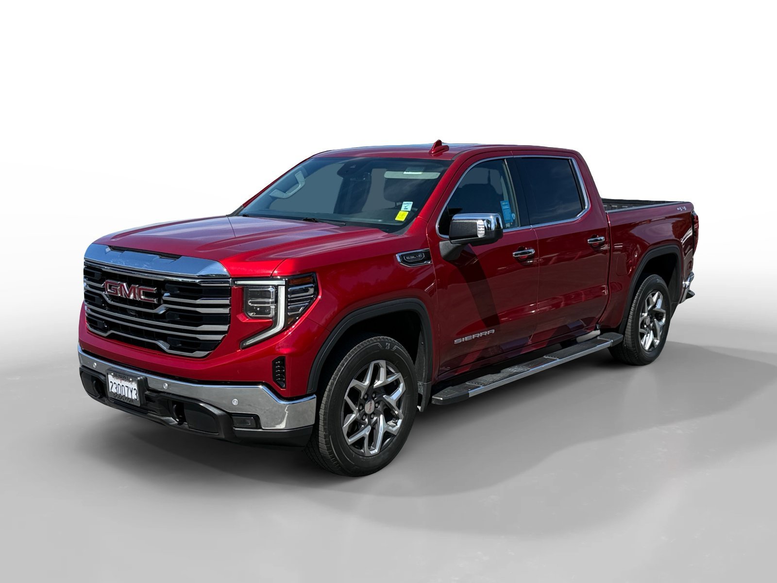Used 2024 Volcanic Red GMC SLT image 1