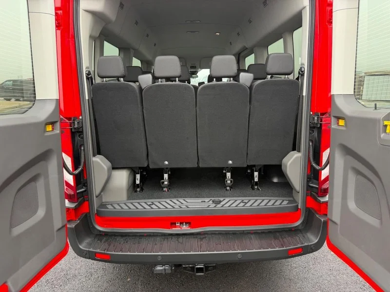New 2026 Race Red Ford Passenger Van XLT image 7