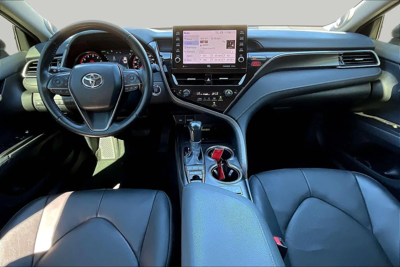 Used 2024 Midnight Black Metallic Toyota XSE image 16