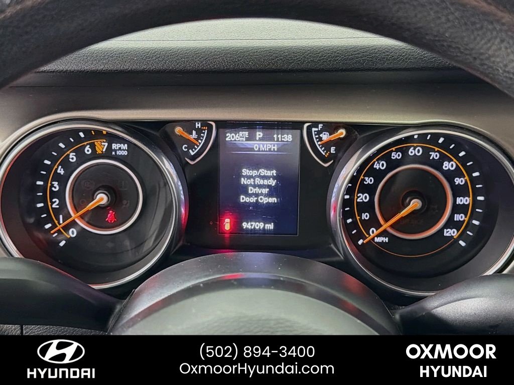 Used 2018 Granite Crystal Metallic Clearcoat Jeep Sport image 12