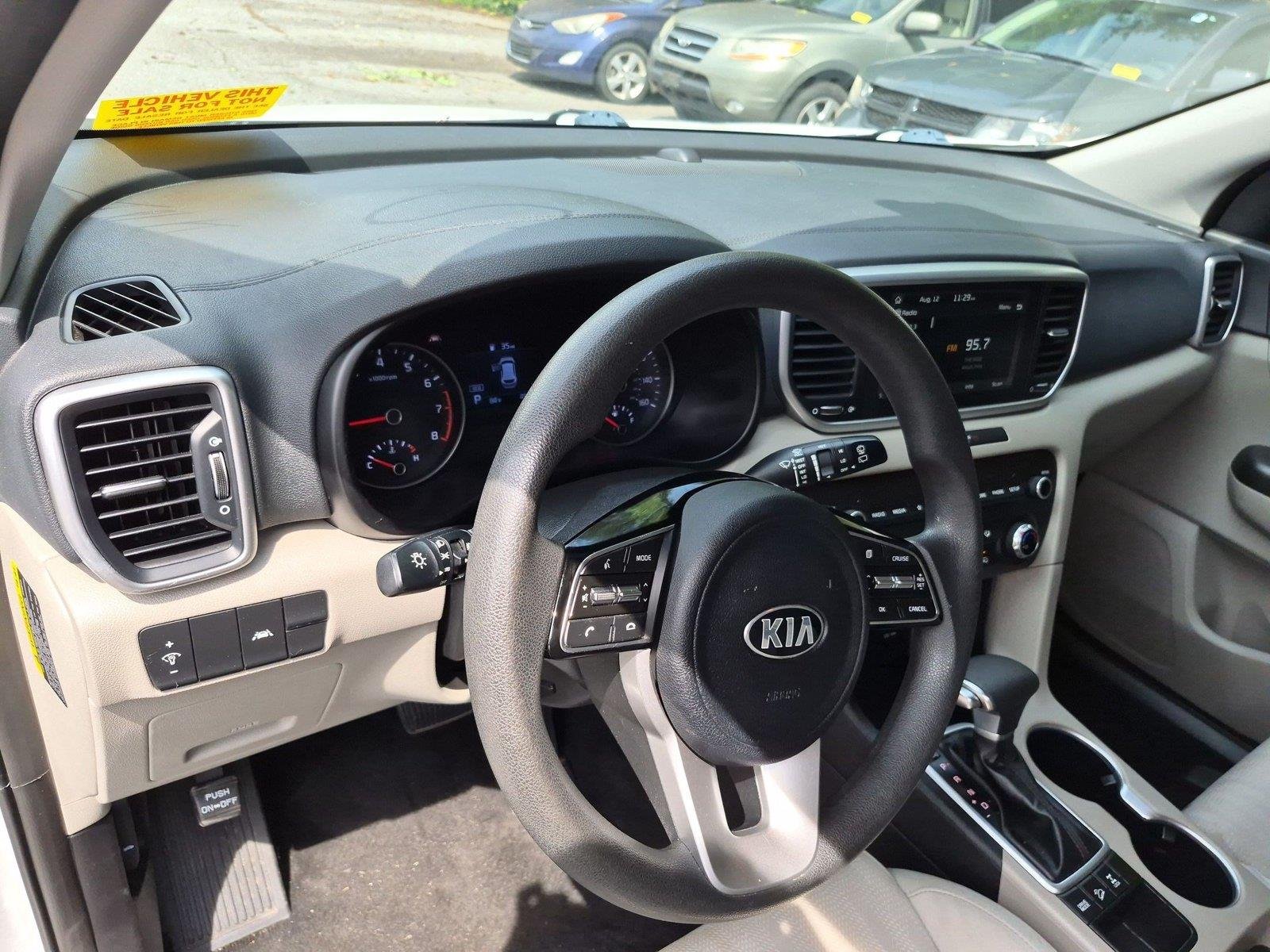 Used 2020 Clear White Kia LX image 19