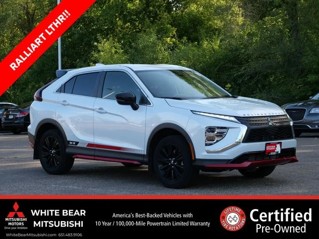 Certified Used 2023 White Diamond Mitsubishi Ralliart image 1