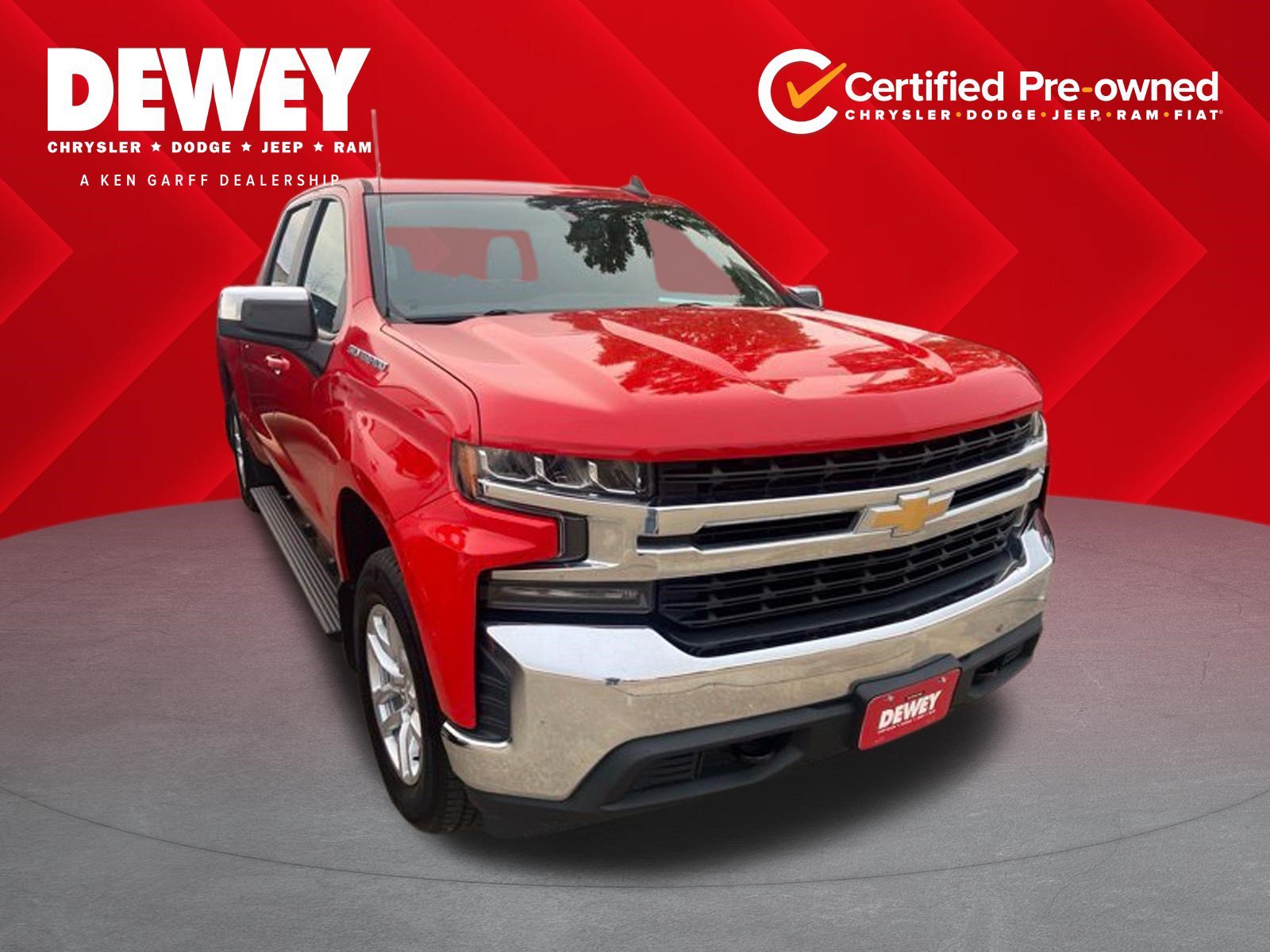 Certified Used 2019 Red Hot Chevrolet LT image 1
