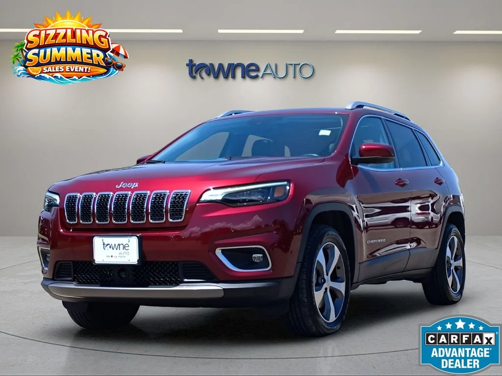 Used 2021 Red Jeep Limited image 1